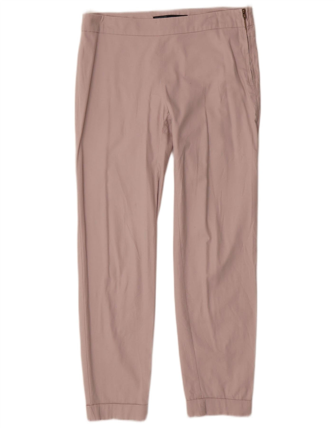 Zara Womens Straight Casual Trousers Medium W30 L27 Pink