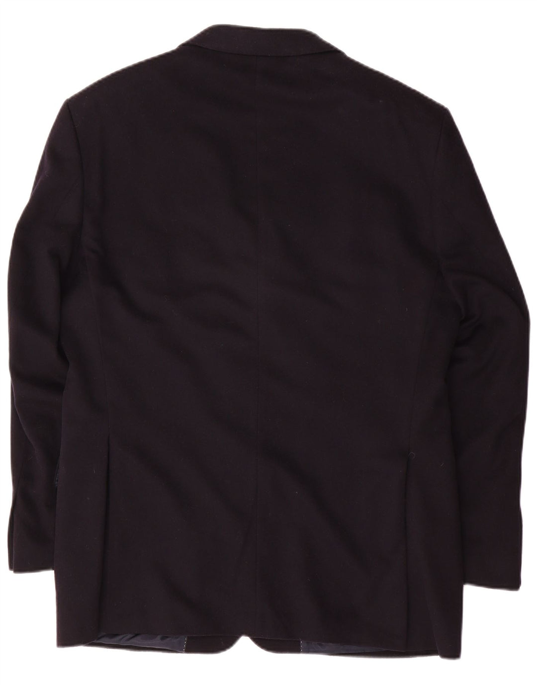 Daniels & Korff Mens 3 Button Blazer Jacket IT 50 Large Navy Blue Cashmere