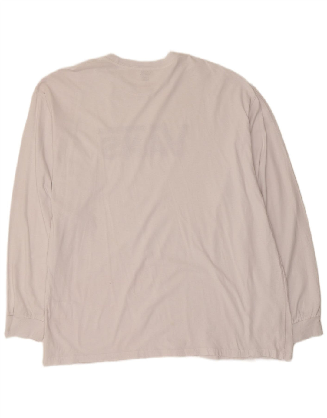 Vans Mens Graphic Top Long Sleeve 2XL White Cotton