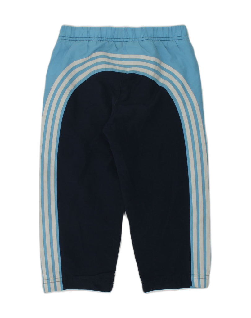 ADIDAS Boys Tracksuit Trousers 2-3 Years Blue Polyester | Vintage Adidas | Thrift | Second-Hand Adidas | Used Clothing | Messina Hembry 