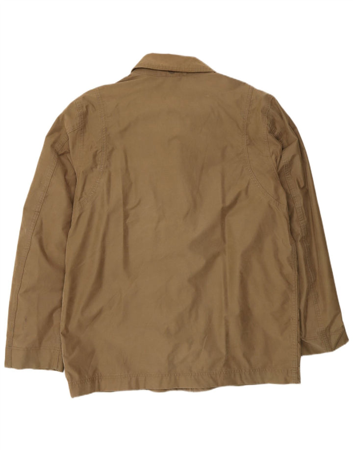 Timberland Mens Utility Jacket UK 40 Large Beige Cotton