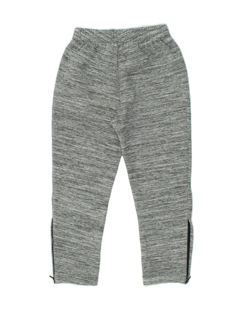 ADIDAS Boys Tracksuit Trousers 8-9 Years Grey Flecked Cotton | Vintage Adidas | Thrift | Second-Hand Adidas | Used Clothing | Messina Hembry 