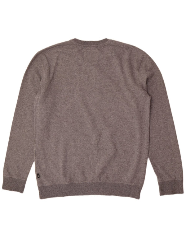 Vans Mens Graphic Sweatshirt Jumper Large Grey Cotton