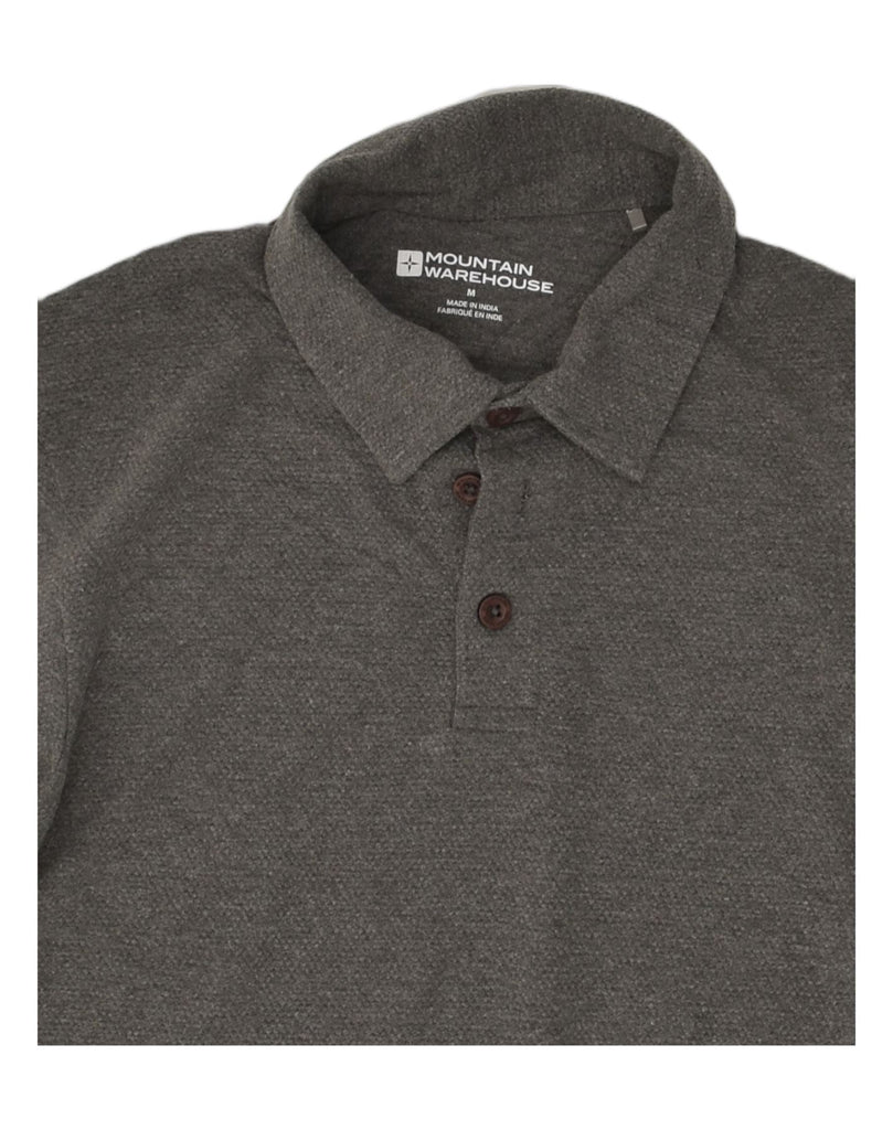 MOUNTAIN WAREHOUSE Mens Polo Shirt Medium Grey | Vintage Mountain Warehouse | Thrift | Second-Hand Mountain Warehouse | Used Clothing | Messina Hembry 