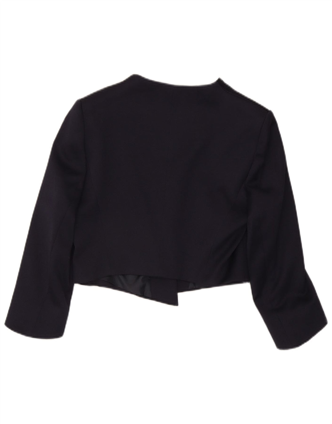 Phase Eight Womens 3/4 Sleeve Open Bolero Jacket UK 14 Large Navy Blue