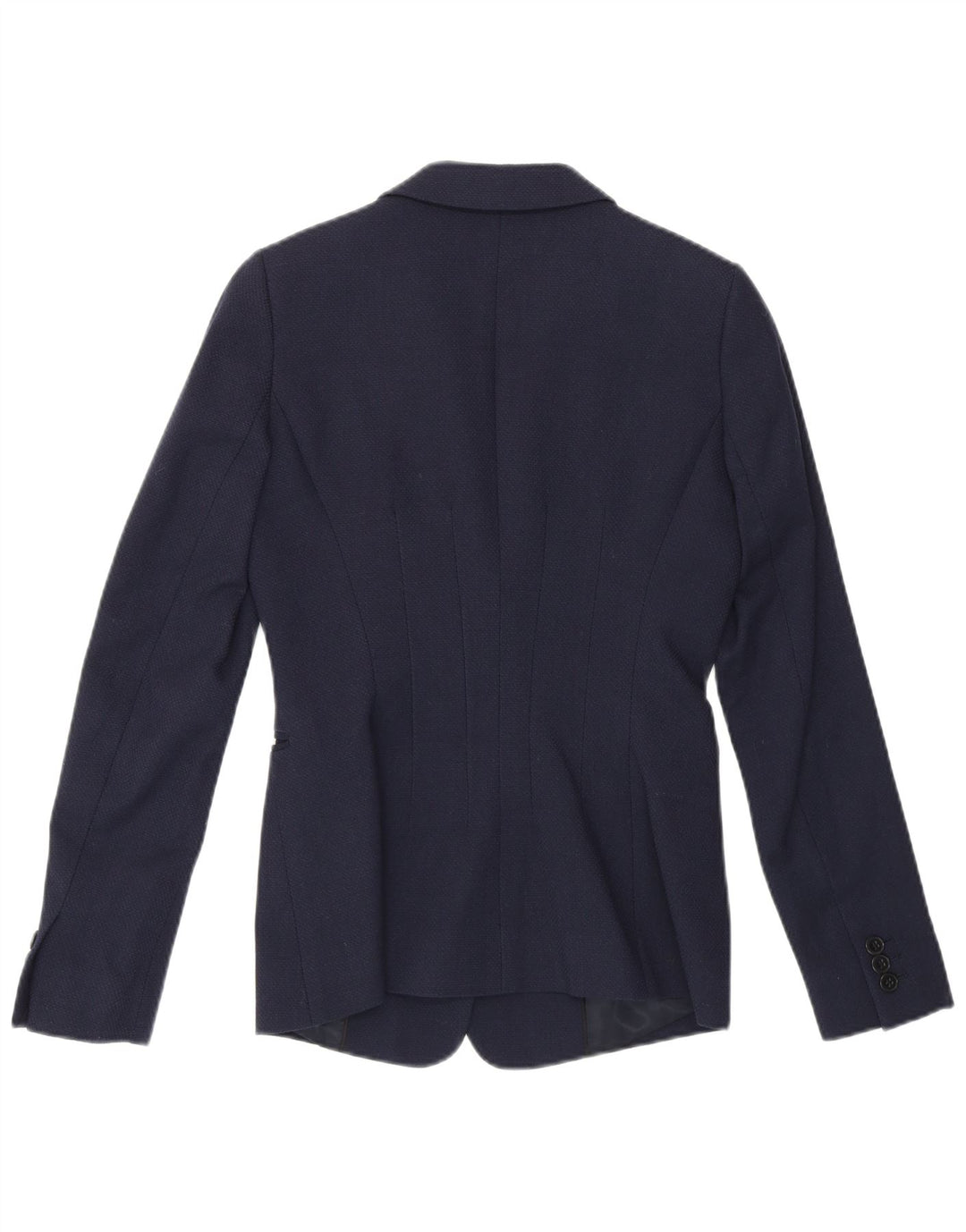 REISS Womens 1 Button Blazer Jacket UK 6 XS Navy Blue