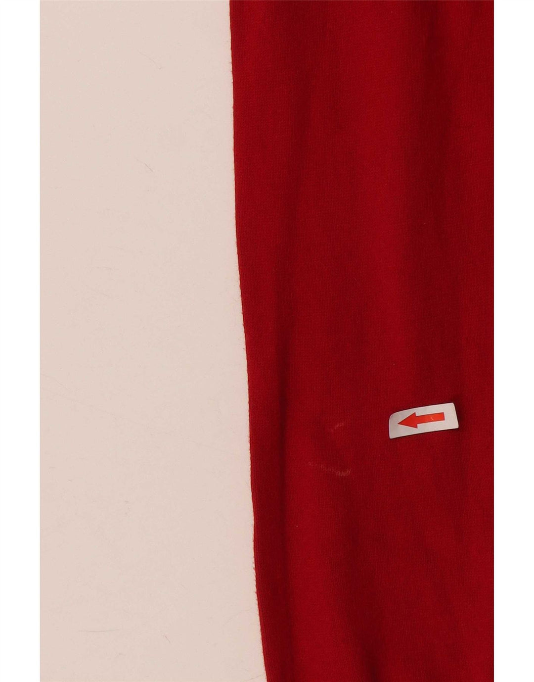 Zara Womens V-Neck Jumper Sweater UK 12 Medium Red Cotton