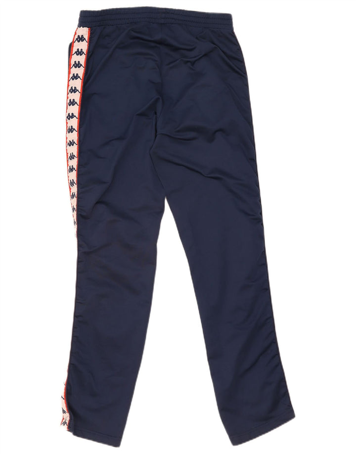 Kappa Mens Graphic Tracksuit Trousers Medium Navy Blue