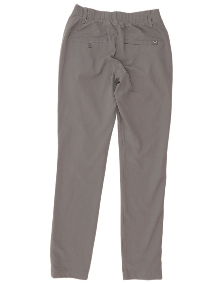 Under Armour Mens Slim Chino Trousers W30 L32 Grey Polyester