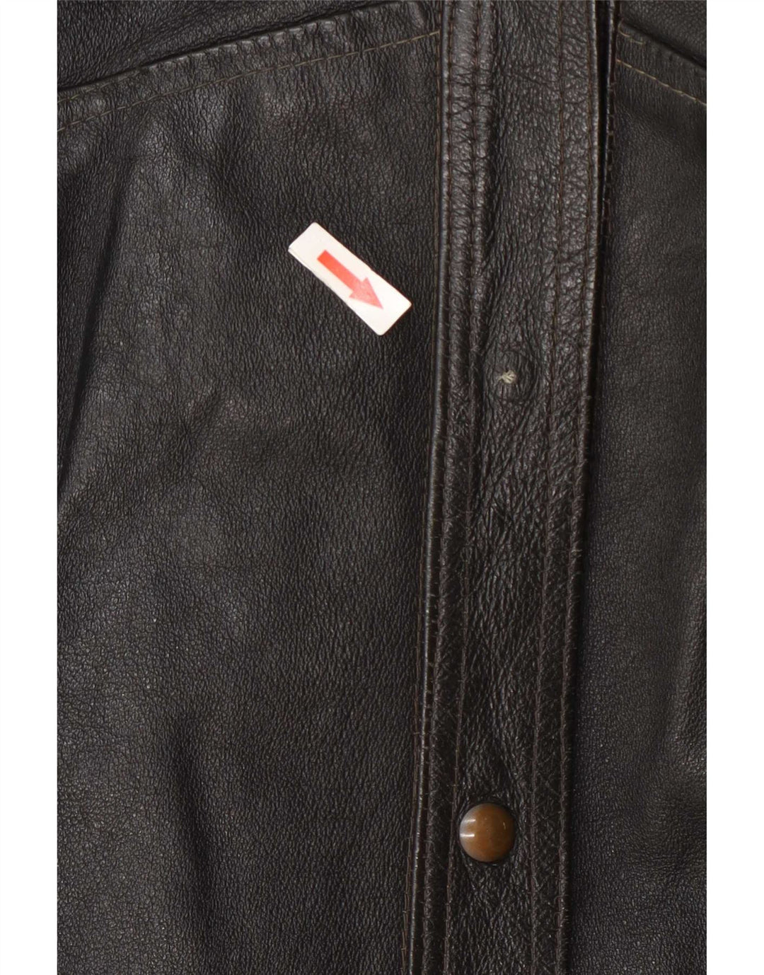 Vintage Womens Leather Jacket UK 14 Large Black