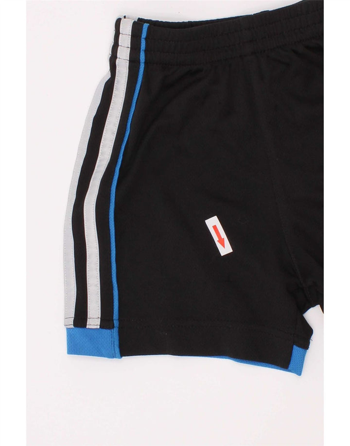 Adidas Boys Sport Shorts 2-3 Years Black Colourblock Polyester