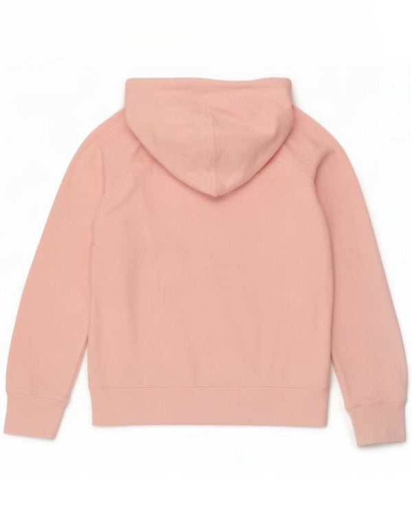 Levi's Womens Graphic Relaxed Fit Hoodie Jumper UK 10 Small Pink Cotton