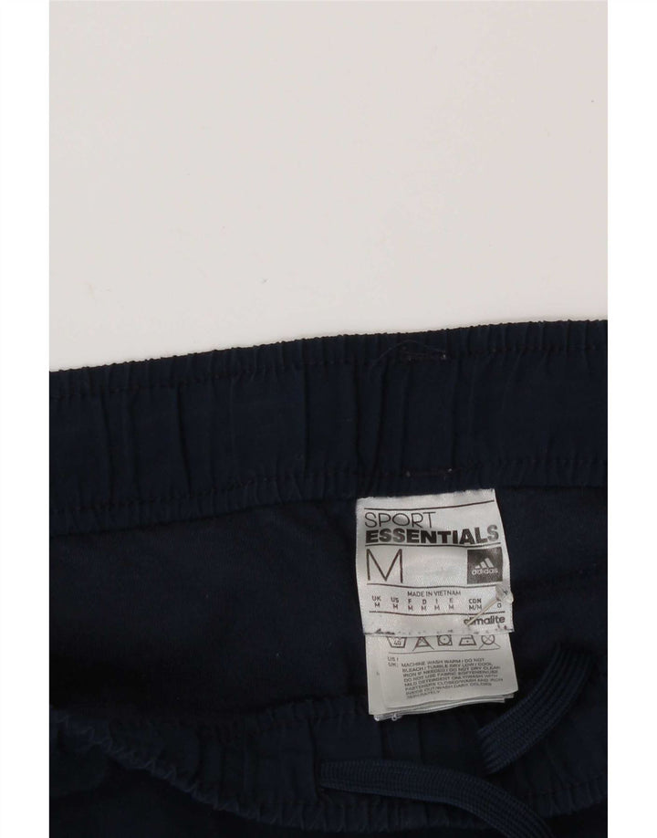 Adidas Mens Climalite Tracksuit Trousers Medium Navy Blue Polyester