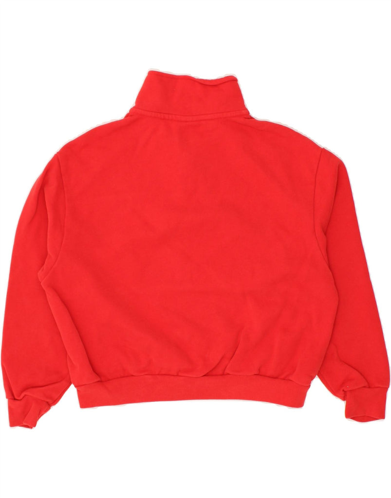 LEVI'S Boys Graphic Zip Neck Sweatshirt Jumper 13-14 Years Small Red | Vintage Levi's | Thrift | Second-Hand Levi's | Used Clothing | Messina Hembry 