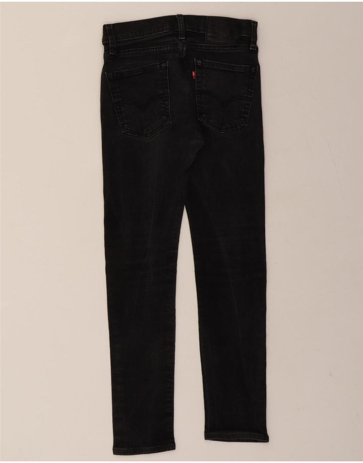 LEVI'S Womens Slim Jeans W29 L30 Black Cotton Vintage Levi's and Second-Hand Levi's from Messina Hembry 