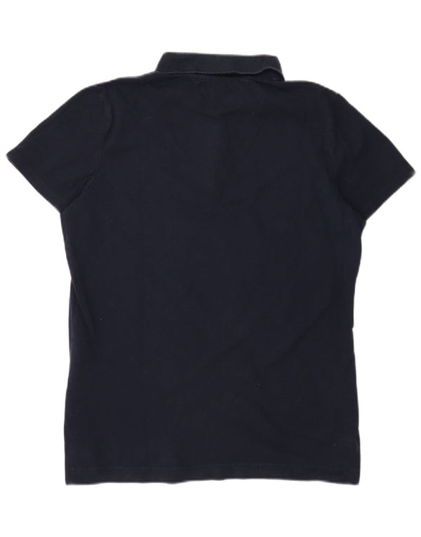 Tommy Hilfiger Womens Classic Fit Polo Shirt UK 18 XL Navy Blue Cotton