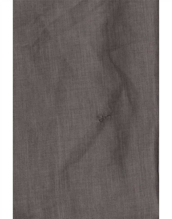 Farah Mens Classic Straight Chino Trousers W36 L31 Grey Polyester
