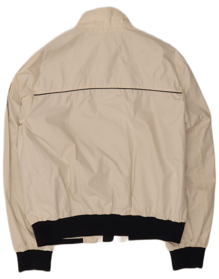 Marina Yachting Mens Bomber Jacket UK 54 2XL White Colourblock Polyester
