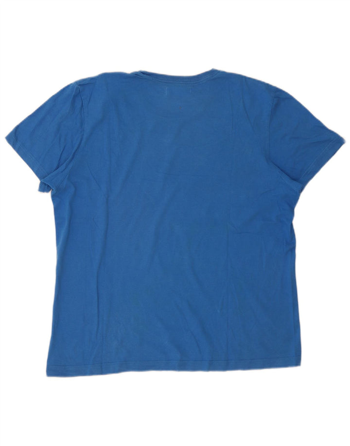 Adidas Mens Graphic T-Shirt Top Large Blue