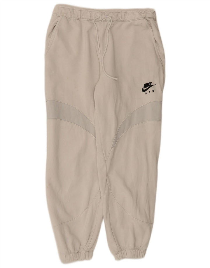 Nike Mens Graphic Tracksuit Trousers Joggers Medium White Colourblock