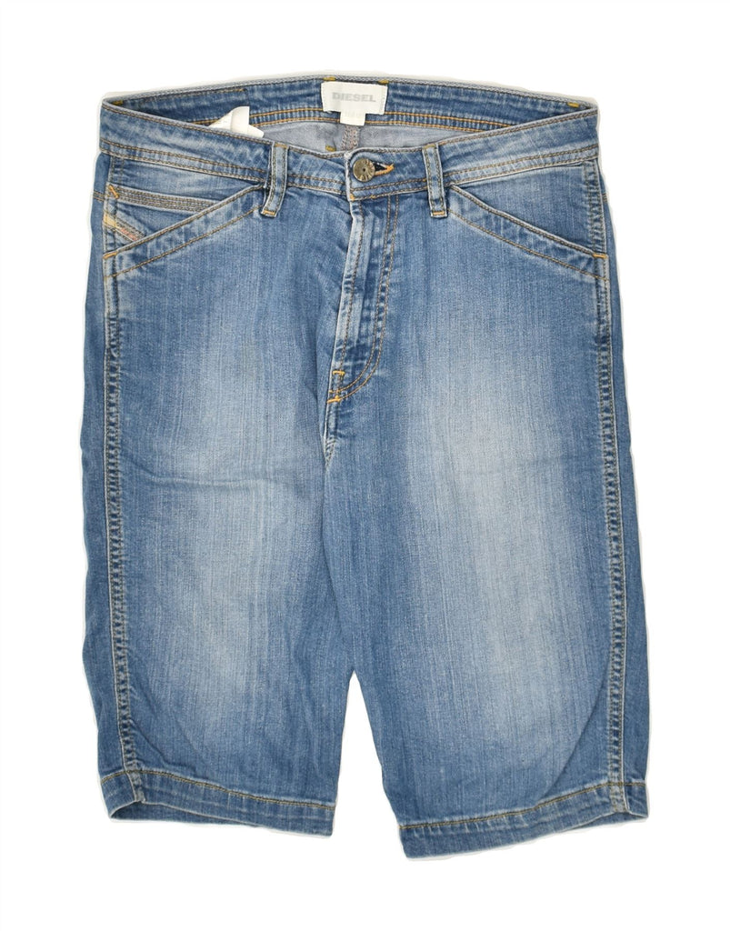DIESEL Womens Denim Shorts UK 12 Medium W29 Blue Cotton | Vintage Diesel | Thrift | Second-Hand Diesel | Used Clothing | Messina Hembry 