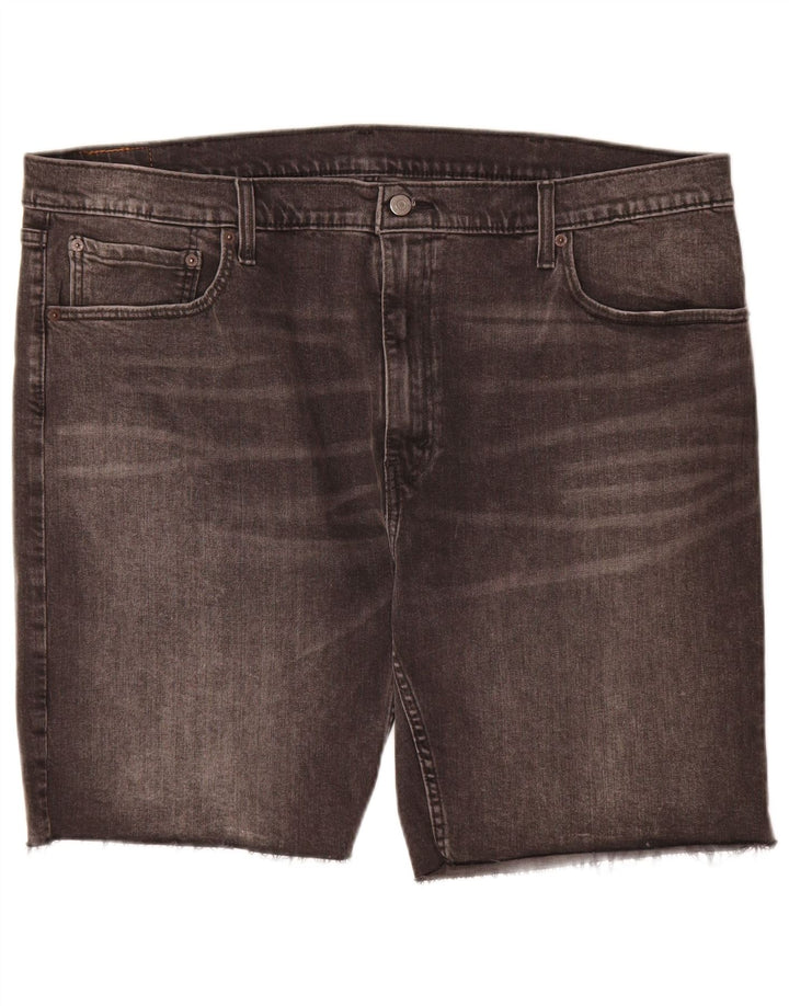 Levi's Mens 405 Denim Shorts W42 2XL Grey Cotton
