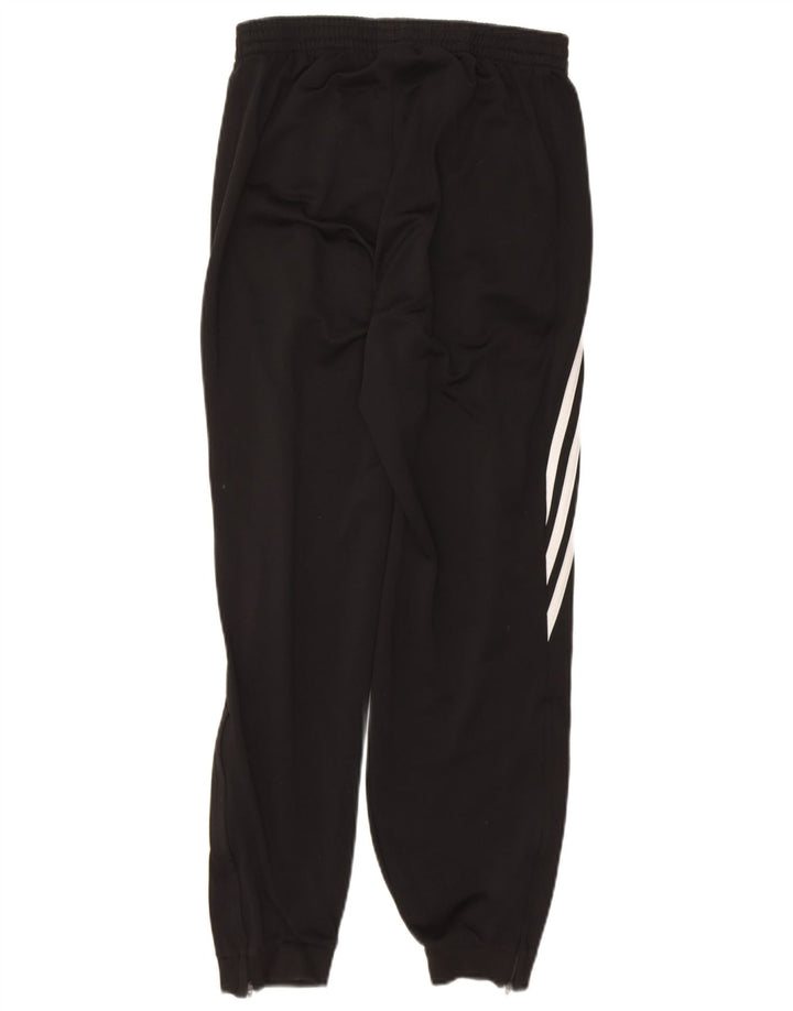 ADIDAS Mens Tracksuit Trousers Joggers Small  Black Polyester