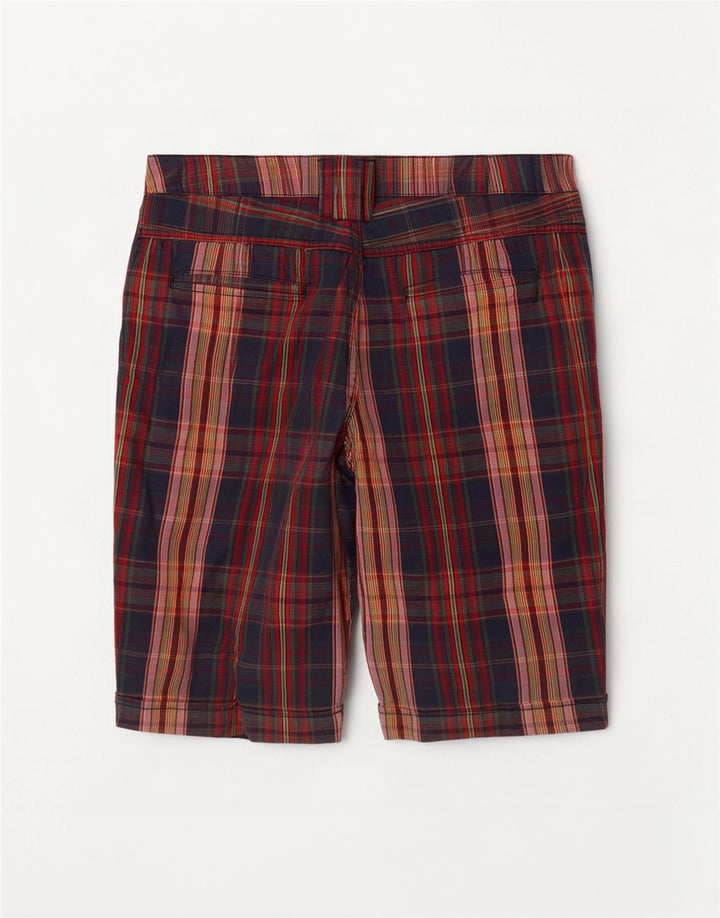 Dack's Mens Chino Shorts IT 44 XS W30 Multicoloured Check Cotton