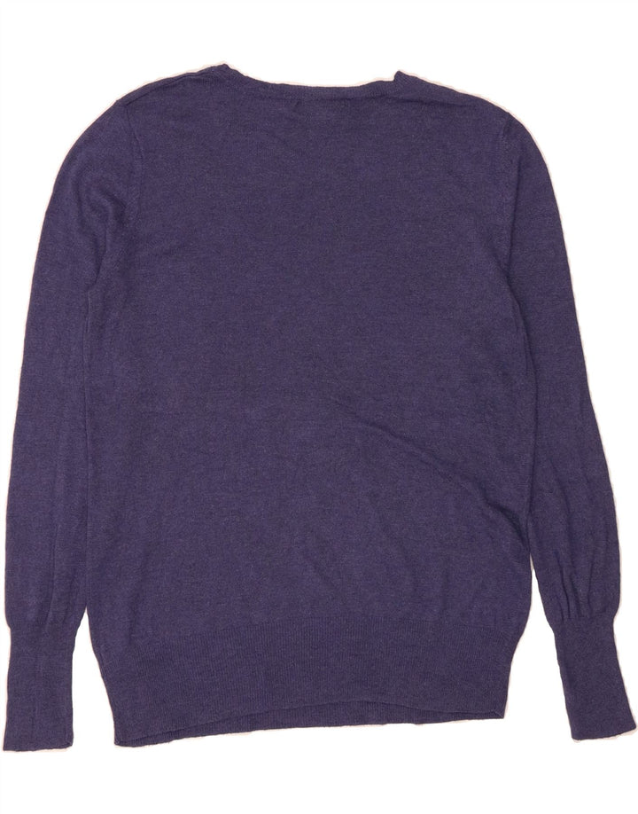 MOSSIMO Womens Crew Neck Jumper Sweater UK 20 2XL Purple Nylon Vintage Mossimo and Second-Hand Mossimo from Messina Hembry 