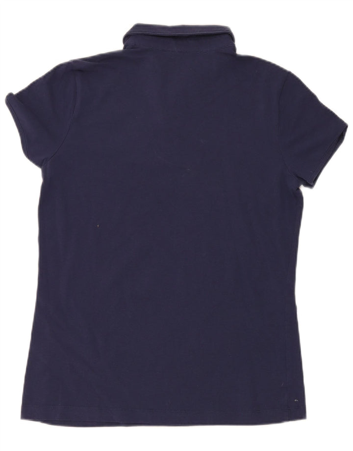 Lotto Womens Polo Shirt UK 14 Large Navy Blue