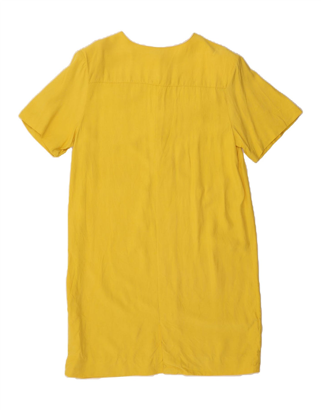 VINTAGE Womens Shift Dress UK 18 XL Yellow Vintage Vintage and Second-Hand Vintage from Messina Hembry 