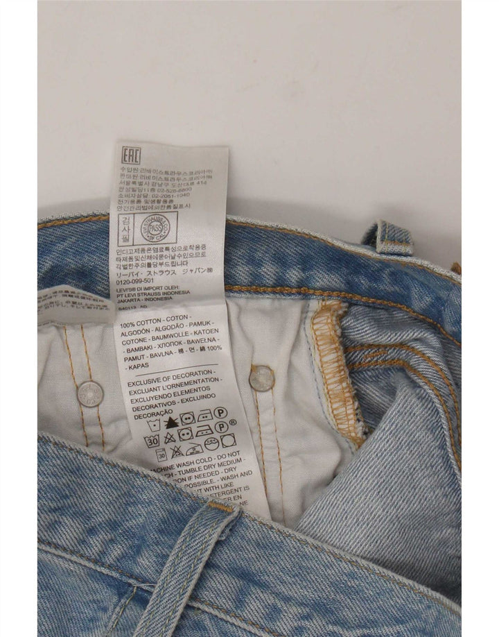 Levi's Womens 501 Denim Shorts W27 Small Blue Cotton