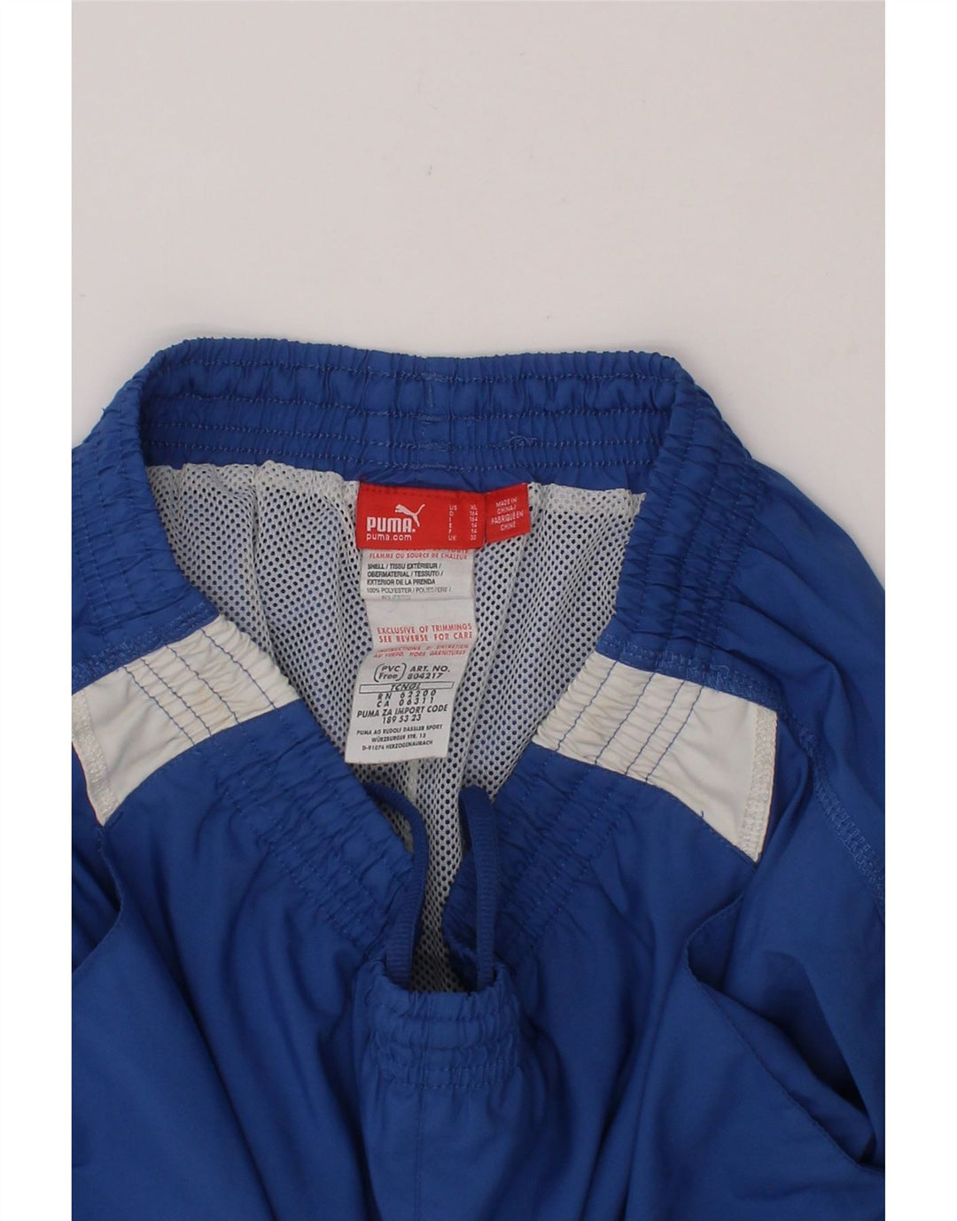 PUMA Boys Graphic Sport Shorts 13-14 Years  Blue Polyester Vintage Puma and Second-Hand Puma from Messina Hembry 