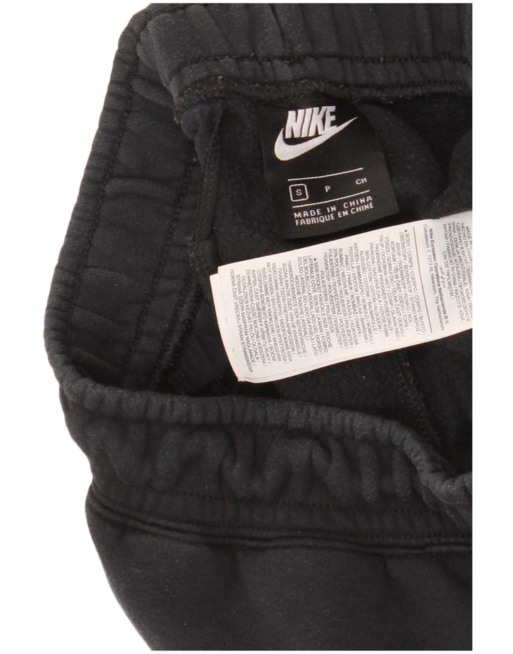 Nike Mens Swoosh Tracksuit Trousers Joggers Small  Black Cotton