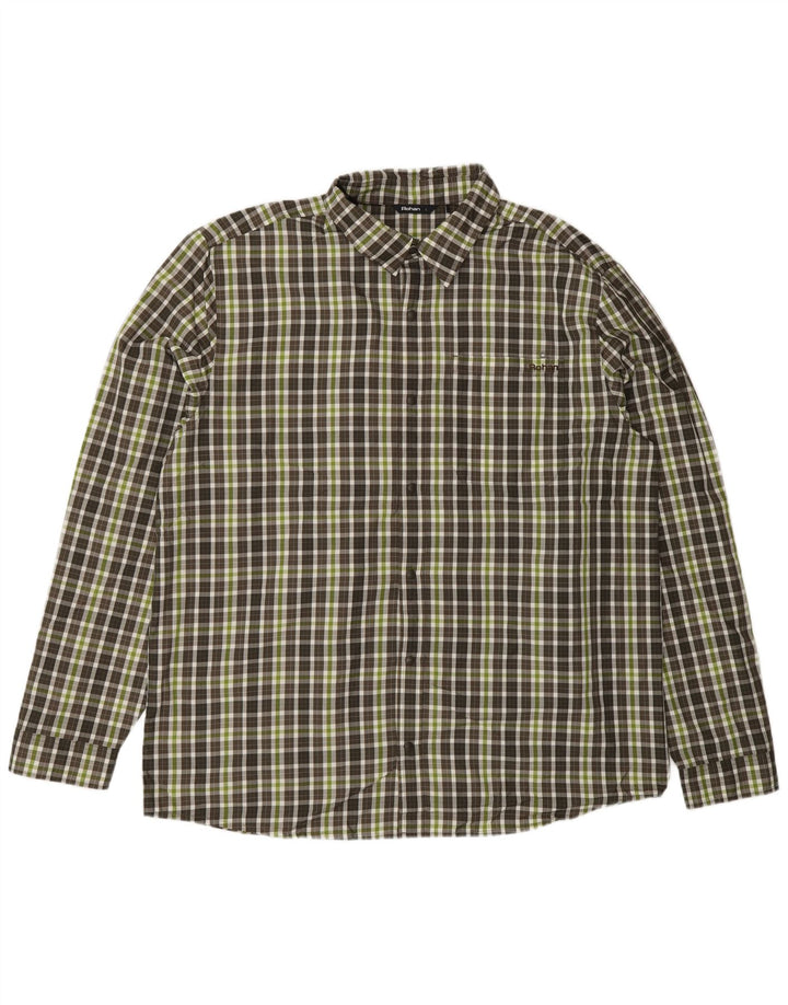 Rohan Mens Shirt Large Green Check Polyester