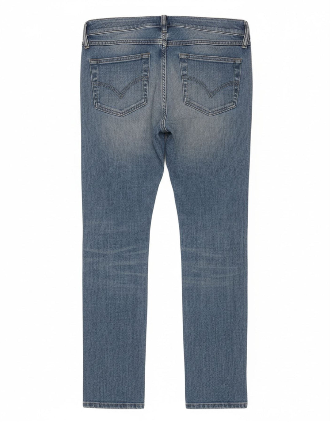 Diesel Womens Matic Slim Jeans W27 L32 Blue Cotton