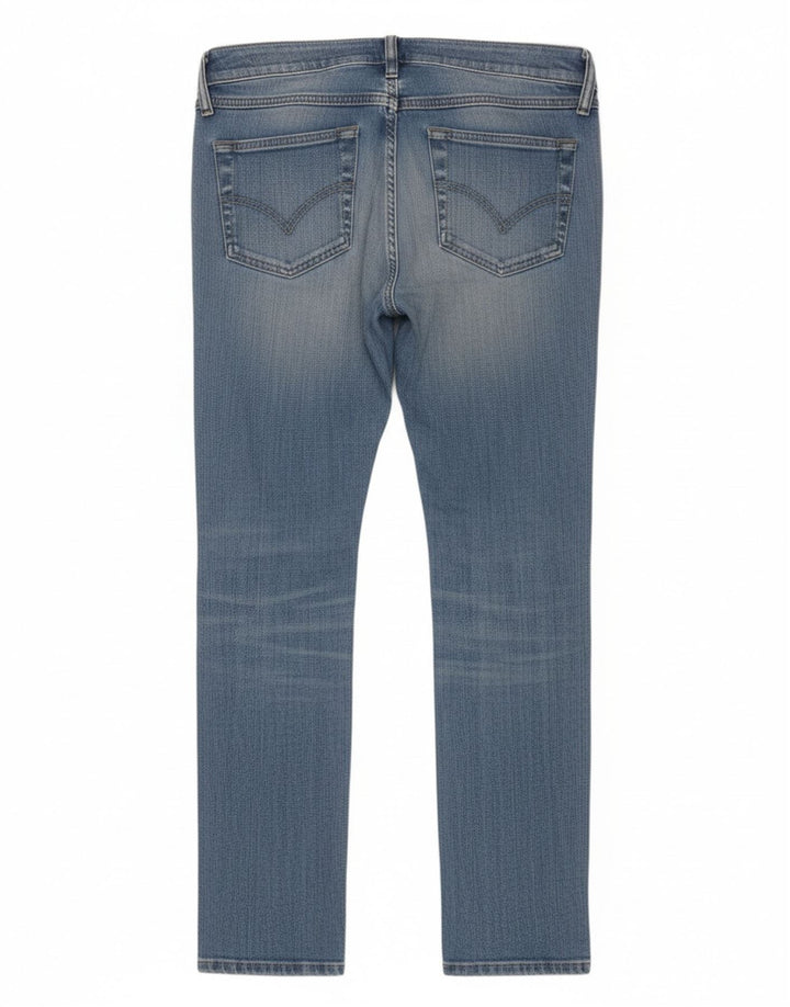 Diesel Womens Matic Slim Jeans W27 L32 Blue Cotton