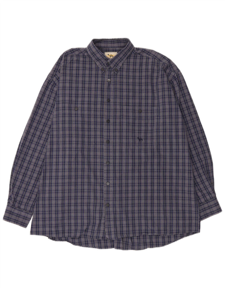 CAMEL ACTIVE Mens Shirt XL Blue Check