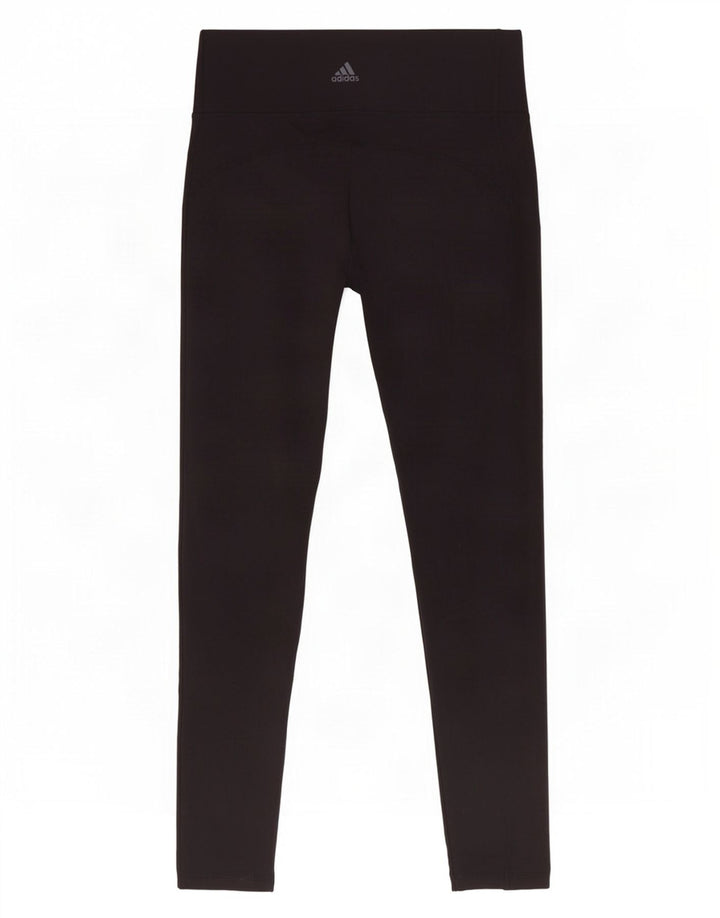 Adidas Womens Leggings UK 16/18 Large Black