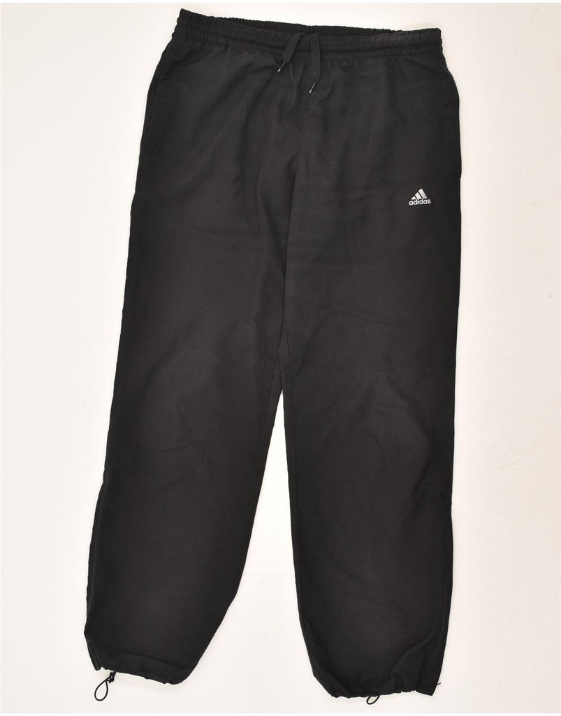ADIDAS Mens Clima 365 Tracksuit Trousers Medium Black Polyester | Vintage Adidas | Thrift | Second-Hand Adidas | Used Clothing | Messina Hembry 