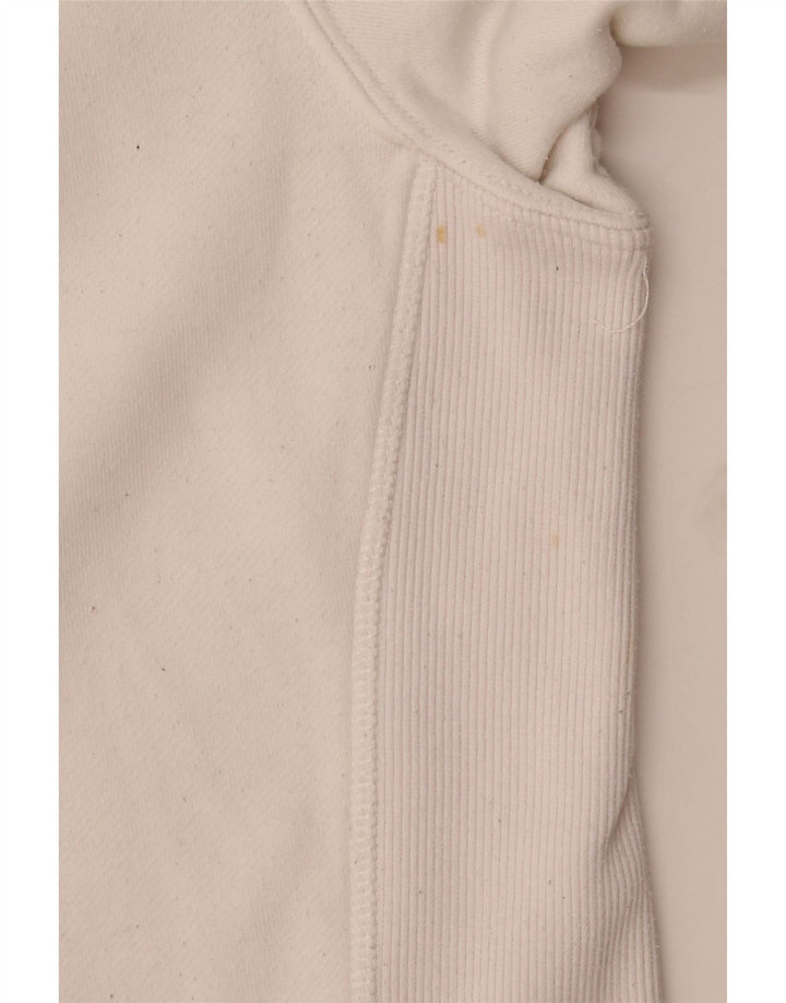 Superdry Mens Hoodie Jumper Medium White Cotton