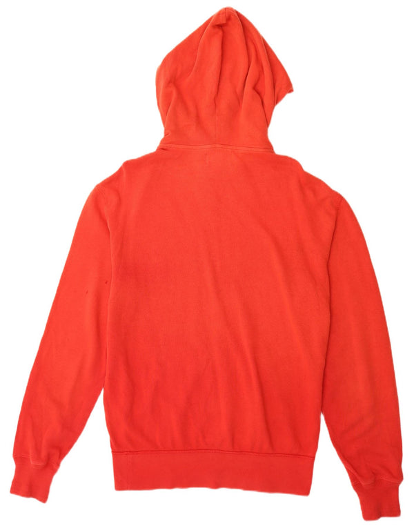 Polo Ralph Lauren Mens Graphic Hoodie Jumper Medium Red Cotton