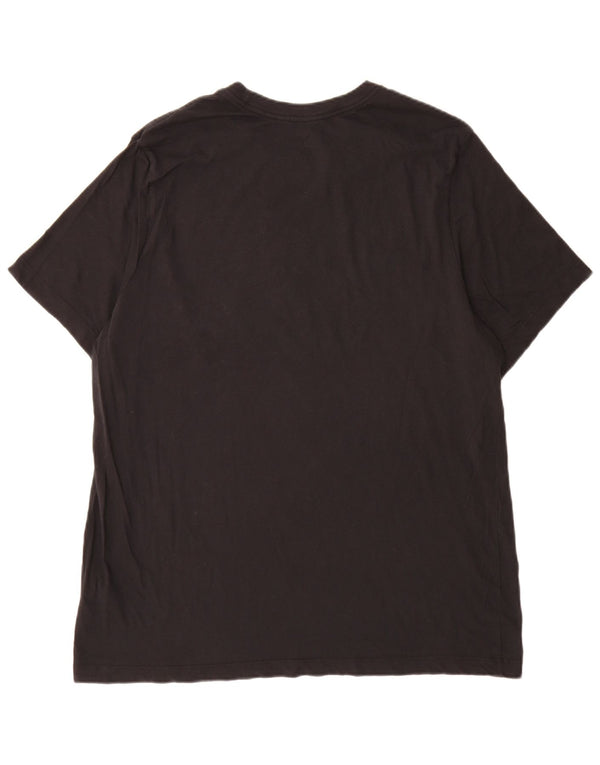 Nike Mens Graphic T-Shirt Top 2XL Black Cotton