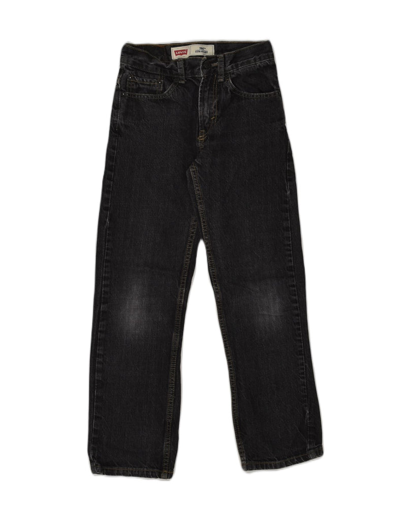 LEVI'S Boys 505 Straight Jeans 11-12 Years W24 L26 Black Cotton | Vintage Levi's | Thrift | Second-Hand Levi's | Used Clothing | Messina Hembry 