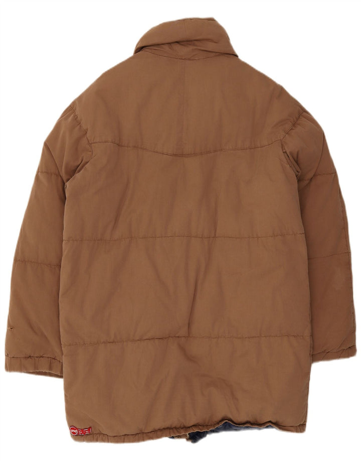 Colmar Mens Padded Jacket IT 52 Large Brown Cotton