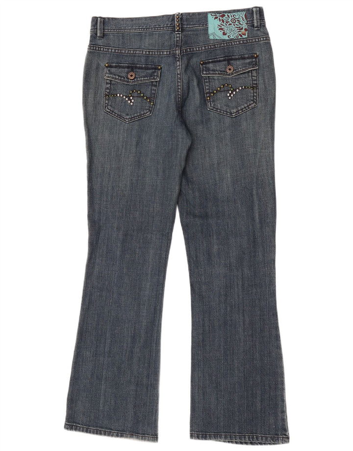 Monsoon Womens Bootcut Jeans UK 12 Medium W32 L30 Blue Cotton