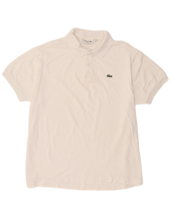 Lacoste Mens Classic Fit Polo Shirt Size 8 3XL White Cotton