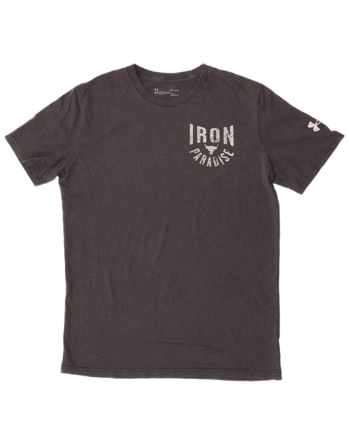 Under Armour Mens Graphic T-Shirt Top Medium Black