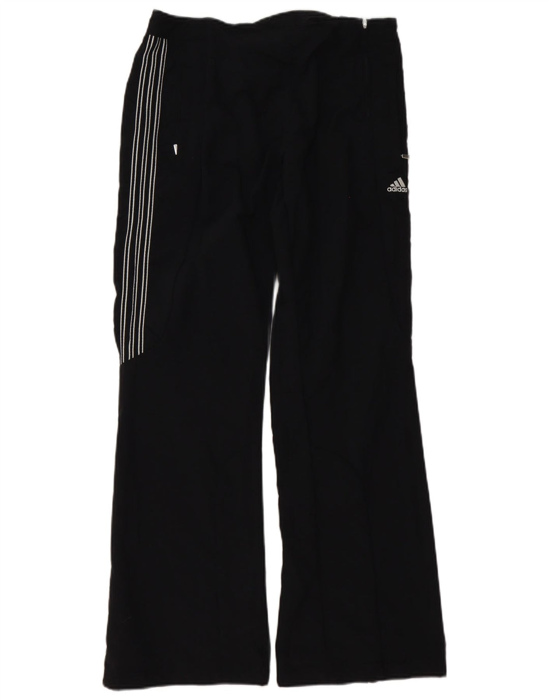 Adidas Womens Tracksuit Trousers UK 14 Medium Black Polyester