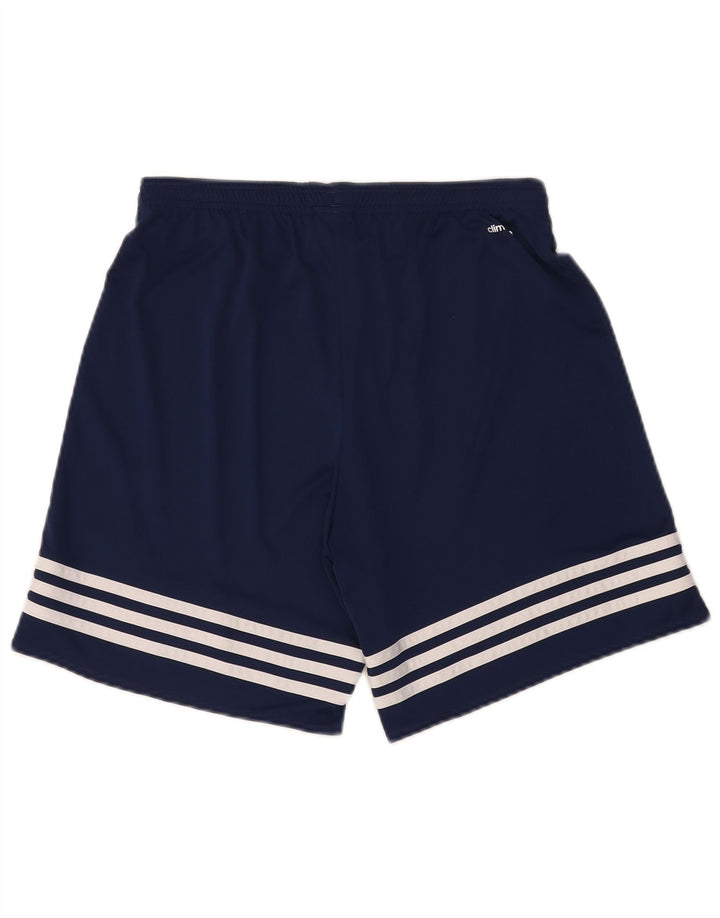 Adidas Mens Climalite Sport Shorts Medium Navy Blue Polyester